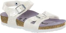 Birkenstock Rio Kinder Sandale Metallic Stones White Größe 26-34 Fußbett schmal
