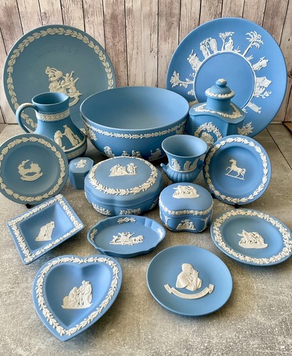 Wedgwood weiss auf - wedgwood, blau