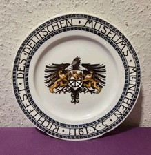 PORZELLAN TELLER -RICHTFEST DEUTSCHES MUSEUM MÜNCHEN 5*X* 1911- NYMPHENBURG