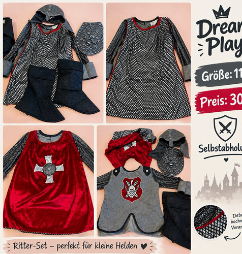 Dream play ritter set - ritter-set, kostüm