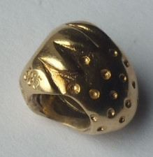 Pandora Charm Erdbeere Original Strawberry 585 / 14k Gold ALE Artikel-Nr. 750240