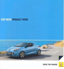 RENAULT WIND Cabrio Sportscar Prospekt Brochure 2010 96
