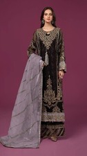 Bollywood Pakistan Indisch Party Konfektions- Anarkali Salwar Kameez Brautkleid