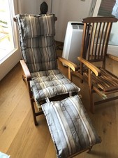 Premium Teak Sonnenliege verstellbar klappbar Gartenliege Gartenmöbel Relaxliege