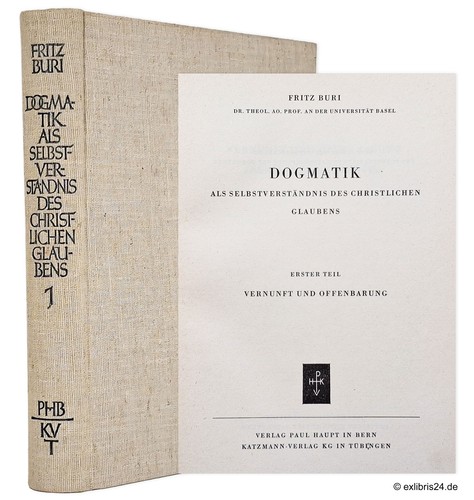 Fritz buri dogmatik als - dogmatik,
