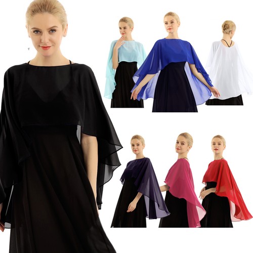 Frauen poncho chiffon stola - frauen,