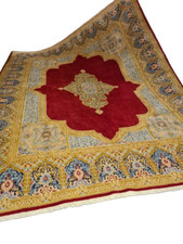 Perserteppich Orientteppich Handgeknüpfter Teppich Kirman 393x290cm