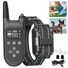 Hund Ausbildung Erziehungshalsband Fernbedienung Training Ton Vibration Schock