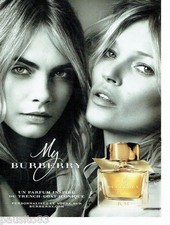WERBUNG WERBUNG 106 2015 Burberry Parfum MY Kate Moss & Cara Delevigne