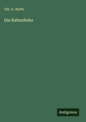 Chr barth die rabenfeder - g.,