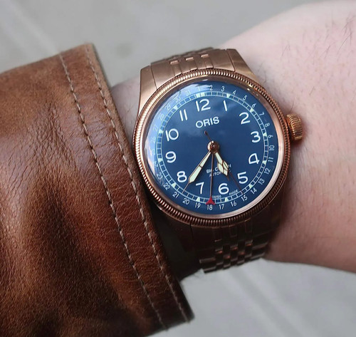 Oris big crown bronze pointer - big,