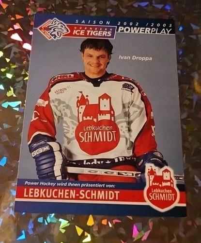 Del eishockey autogrammkarte - eishockey,