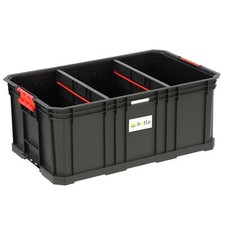 Werkzeugkasten Offener Box Sortimentskasten mit 2 Fächern Werkstatt container