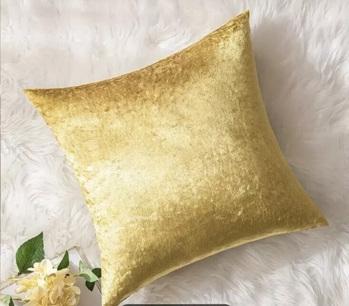 Goldene samt kissenhülle mit - samt,