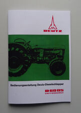 Bedienungsanleitung Deutz D 6005 Betriebsanleitung Handbuch, 1967, H 1152-1/1