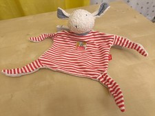 Sigikid Hase Hund Schaf rot weiß gestreift Schmusetuch Kuschel Frottee schnuffel