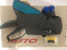 Meto Preisauszeichner 2 Zeilig + Farbrolle + 20 Etiketten Handauszeichner TOP!