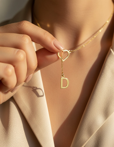 Personalized initial heart - initial,