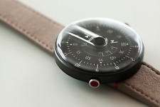 klokers klok-01 black reflex Minimal Uhr mit 4 x Armband wechselbar