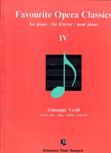 Klaviernoten favourite opera - favourite,