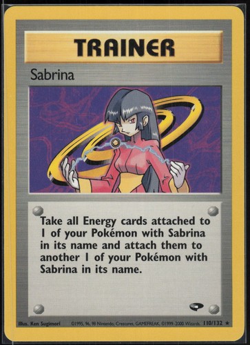 Pokemon karte sabrina - pokemon,