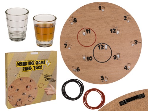 Trinkspiel ringwurf 30 cm - trinkspiel,