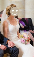 ♥Demetrios Hochzeitkleid Brautkleid Style 1484  Größe 36  ivory♥