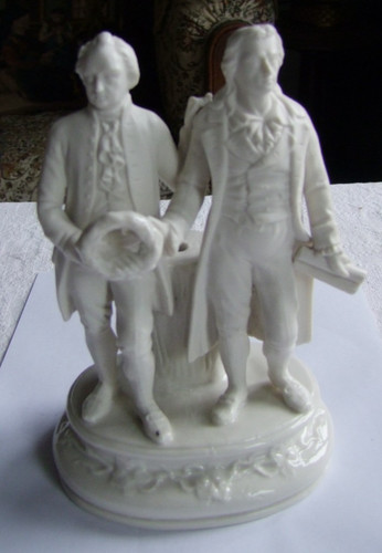 Bisquitporzellan goethe und - bisquitporzellan,