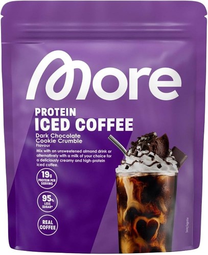 More protein iced coffee dark - iced,
