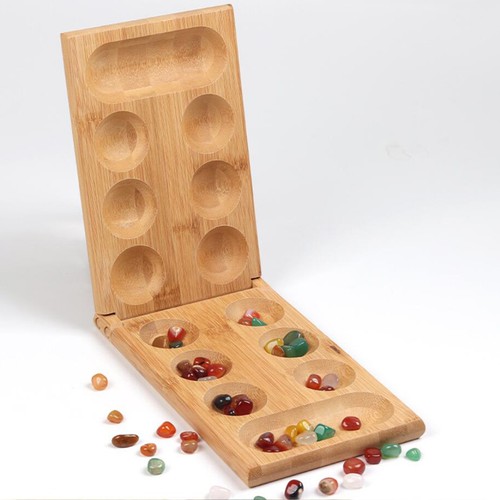 Faltbares mancala brettspiel - mancala,