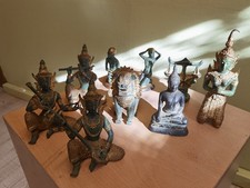 Diverse Bronze Figuren ,Sehrwarscheinlich Thailand oder andere Asiatiche Regione