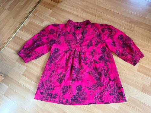Weite pink beere - bluse, tunika