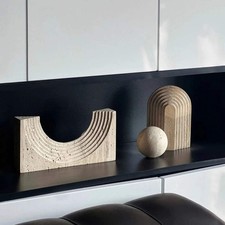 Travertin Skulptur Torbogen