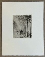 Lesser Ury, Allee in Berlin