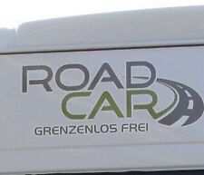 Campervan Aufkleber "Road Car Grenzenlos Frei" Dekorstreifen Logo Bug & Heck R79