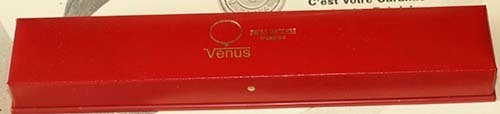 Venus uhrenetui rot lagerware - uhrenetui,