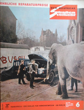 DER DEUTSCHE Straßenverkehr 6 - 1965 Zirkus-Busch Tatran S 125 DDR Sachsenring