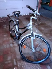 Alu Fahrrad City Bike 28 Zoll Damen 21 Gang Schwarz Grau Damenfahrrad Citybike