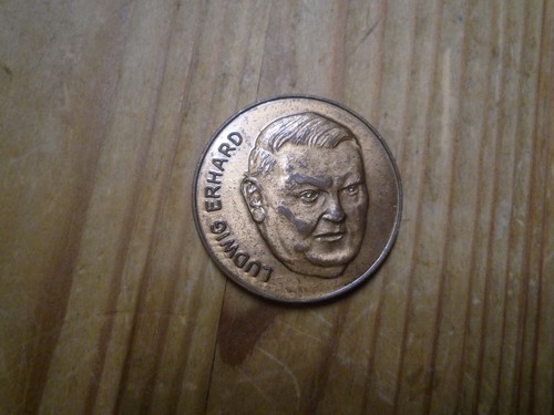 Medaille ludwig erhard - medaille,