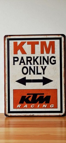 Blechschild vintage ktm - blechschild,