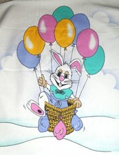 Kinderbettwäsche Bettwäsche 130 x 180 cm Kissen 80x80 cm Motiv Hase Sunny