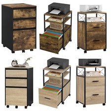 Rollcontainer offenem Hängeregistratur Büroschrank Rollen Druckerständer#3347