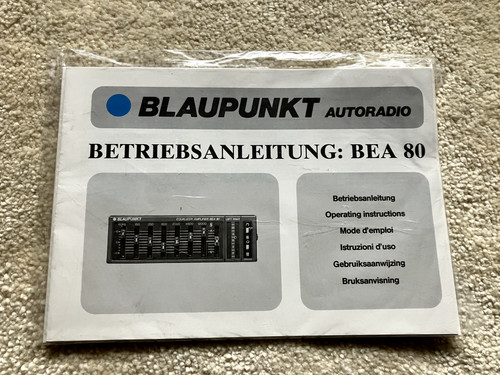 Blaupunkt bea handbücher - 80,