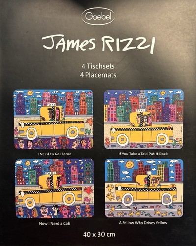 James rizzi tischsets - rizzi:, (4)