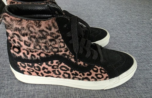 Vans sk8 leopard kunstfell - sk8-hi,
