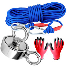 Neodym Bergemagnet mit 400KG Power Neodym-Magnet Magnet Angeln Fischen mit Seil