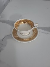 MOKKATASSE SAMMELTASSE MIT UNTER RWK RUDOLF WÄCHTER GOLDDEKOR