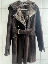 Lammfellmantel Von Patrizia Pepe, dunkelbraun Größe 34/36 ( Italienisch 40)