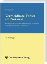 Vermeidbare Fehler im Notariat