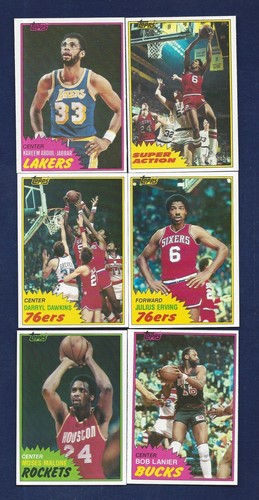 1981 topps basketball complete - topps,